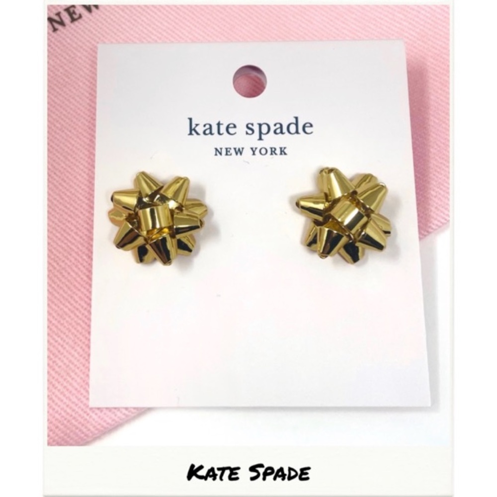 Kate Spade | Bourgeois Gold Bow Stud Earrings